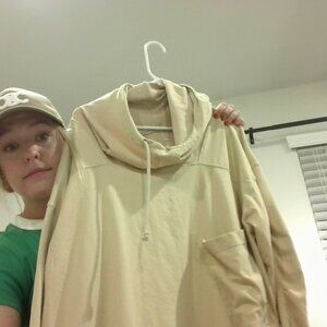 fp movement tan hoodie